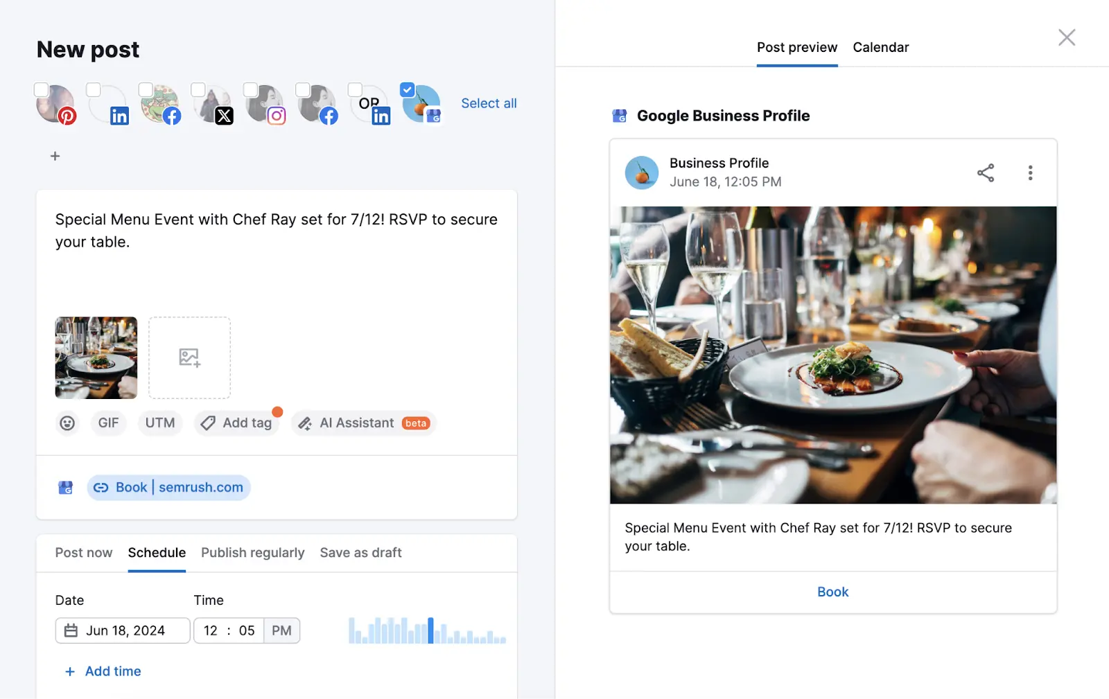 Social Poster tool