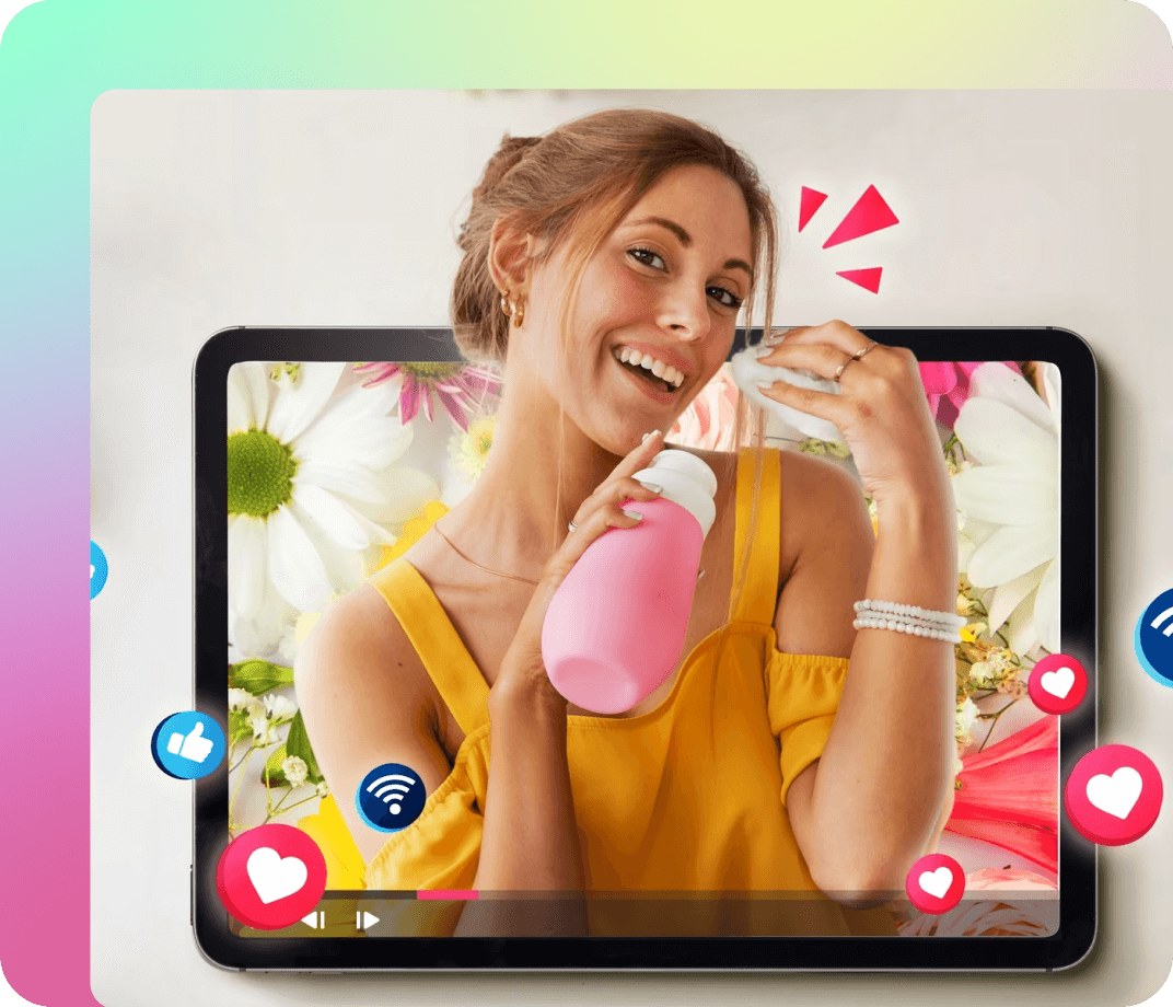 Verstärken Sie Ihre Social-Media-Aktivitäten mit automatisch generierten <span class="text-[#00D3B6]">Hashtags</span>