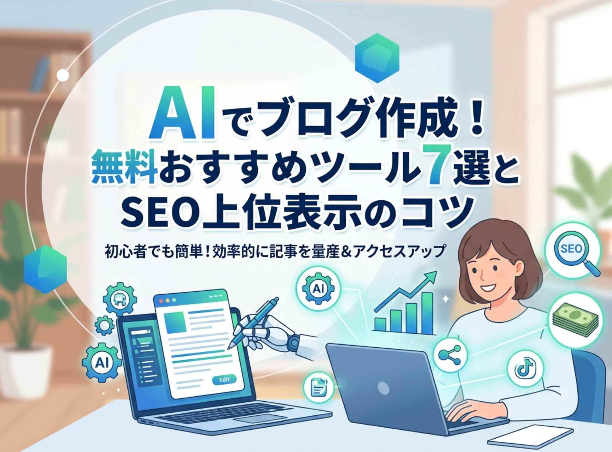 AIブログ作成のおすすめツール7選