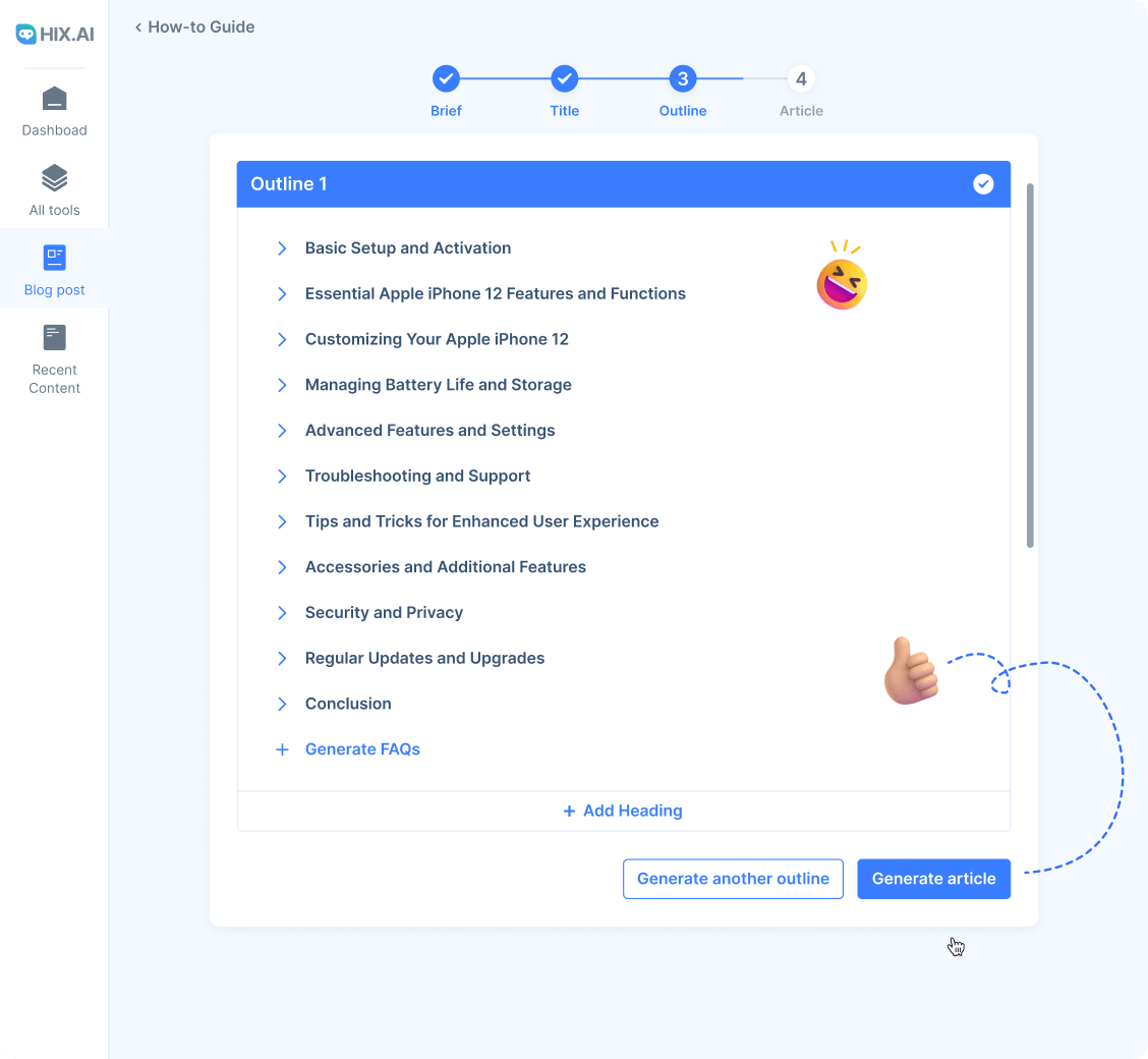 <span class="text-[#00D3B6]">Hvordan</span> HIX.AI How-to Guide Generator fungerer?